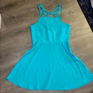Teal American Eagle mini dress
